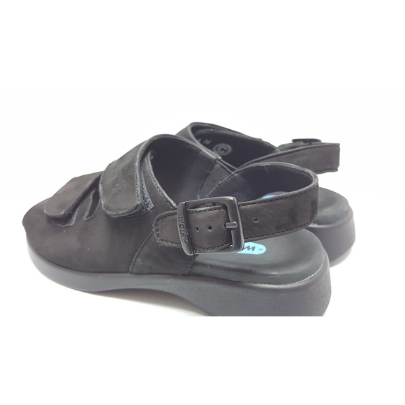 Wolky Sandals Womens Nimes Size 5.5 Nubuck Leather Shoes 2 Strap Slingback 617 - Picture 10 of 12